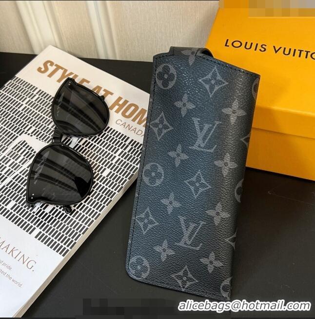 Top Quality Louis Vuitton Woody Glasses Pouch in Monogram 0612 Black 2023