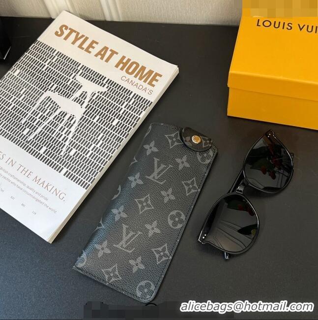 Top Quality Louis Vuitton Woody Glasses Pouch in Monogram 0612 Black 2023