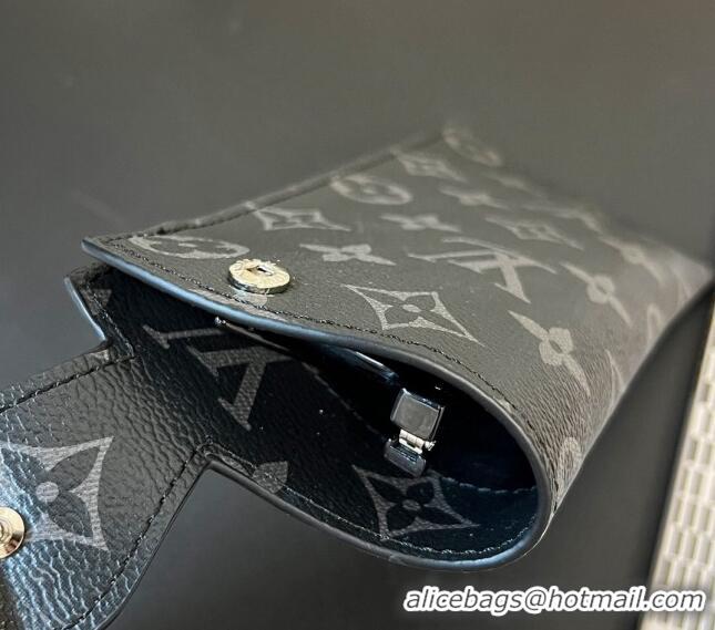 Top Quality Louis Vuitton Woody Glasses Pouch in Monogram 0612 Black 2023