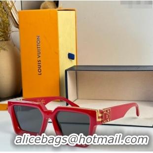 Newly Launched Louis Vuitton 1.1 Millionaires Sunglasses Z1165 Red 2023