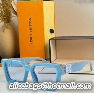 Grade Discount Louis Vuitton 1.1 Millionaires Sunglasses Z1165 Blue 2023