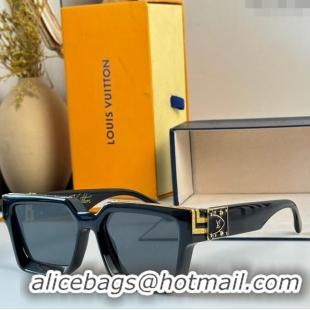 Inexpensive Louis Vuitton 1.1 Millionaires Sunglasses Z1165 Black/Gold 2023