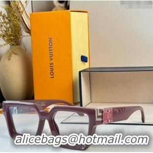 Wholesale Louis Vuitton 1.1 Millionaires Sunglasses Z1165 Burgundy 2023