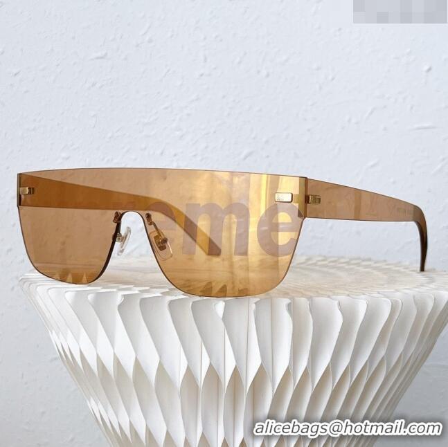 New Stylish Louis Vuitton Supreme Sunglasses Z0985U Gold 2023