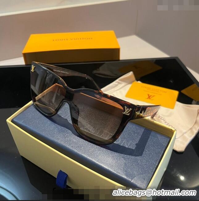 Buy Cheap Design Louis Vuitton Sunglasses 0305 Brown 2024