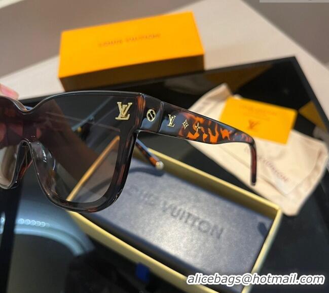 Buy Cheap Design Louis Vuitton Sunglasses 0305 Brown 2024