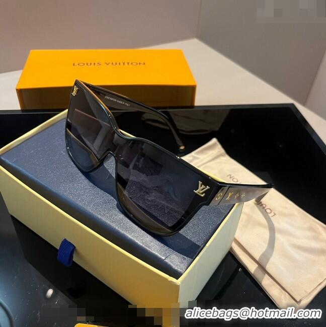 New Discount Louis Vuitton Sunglasses 0305 Black 2024