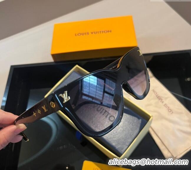 New Discount Louis Vuitton Sunglasses 0305 Black 2024