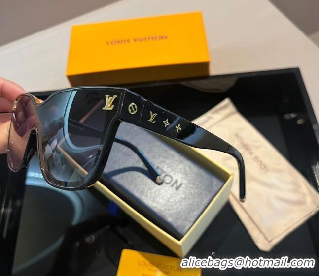 New Discount Louis Vuitton Sunglasses 0305 Black 2024