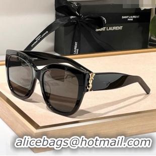 Buy Classic Saint Laurent Sunglasses SL M95 Black 2023