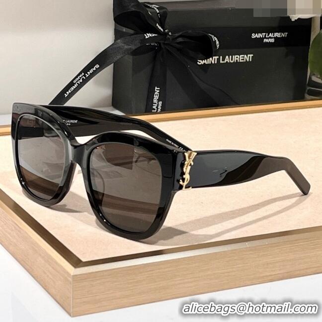 Buy Classic Saint Laurent Sunglasses SL M95 Black 2023