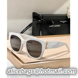 Buy New Cheap Saint Laurent Sunglasses SL M95 White 2023