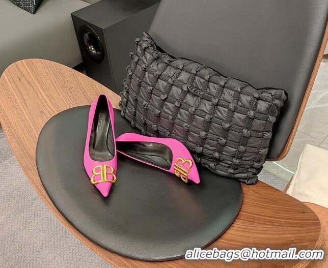 Durable Balenciaga Flex BB Pumps in Calfskin 8.5cm Pink 321115