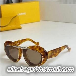 Affordable Price Loewe Sunglasses LW40120I Brown 2023