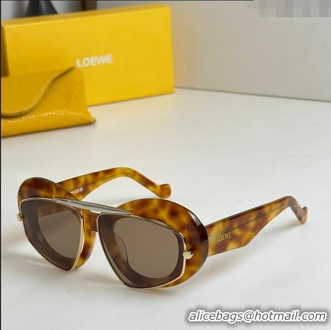 Affordable Price Loewe Sunglasses LW40120I Brown 2023