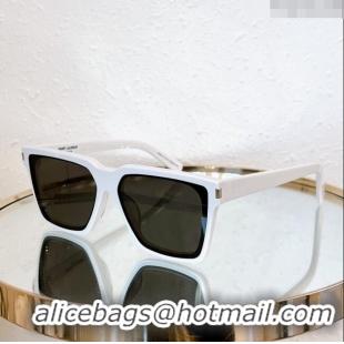 Discount Design Saint Laurent Sunglasses SL610 White 2023