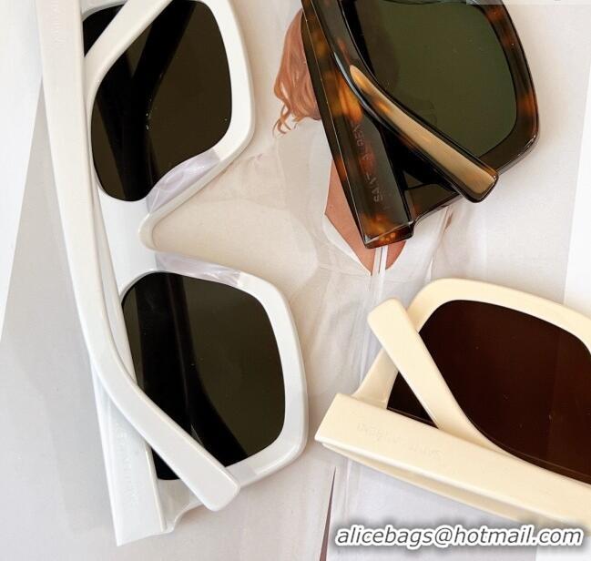 Discount Design Saint Laurent Sunglasses SL610 White 2023