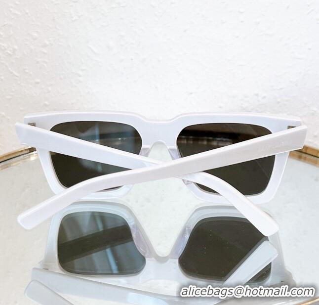 Discount Design Saint Laurent Sunglasses SL610 White 2023