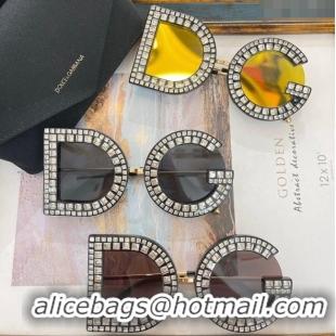 Super Quality Dolce & Gabbana Sunglasses with Crystals DG6121B 2024