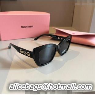 Unique Grade Miu Miu Sunglasses with Logo 0304 Black 2024