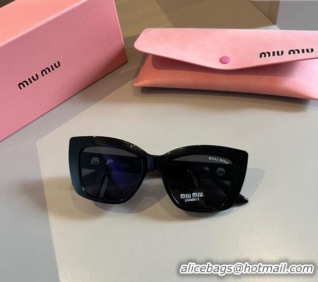 Unique Grade Miu Miu Sunglasses with Logo 0304 Black 2024