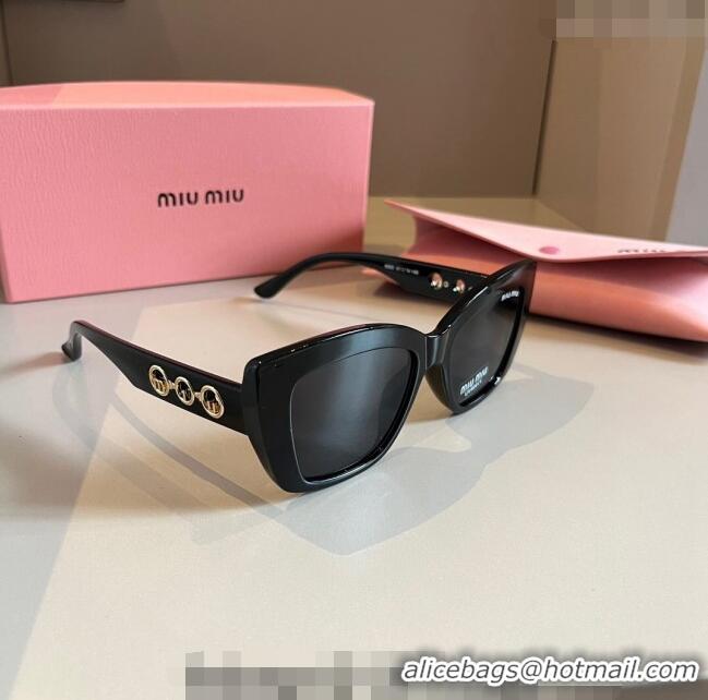 Unique Grade Miu Miu Sunglasses with Logo 0304 Black 2024