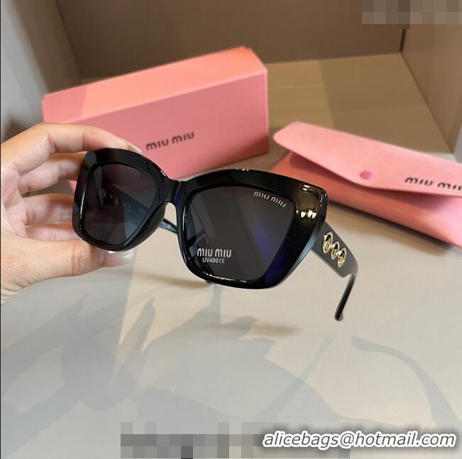 Unique Grade Miu Miu Sunglasses with Logo 0304 Black 2024