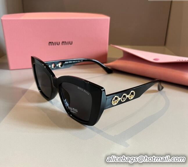 Unique Grade Miu Miu Sunglasses with Logo 0304 Black 2024