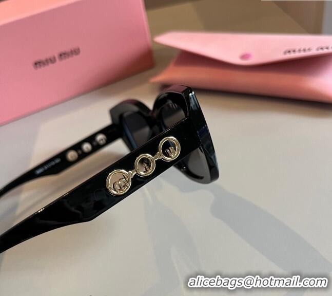 Unique Grade Miu Miu Sunglasses with Logo 0304 Black 2024