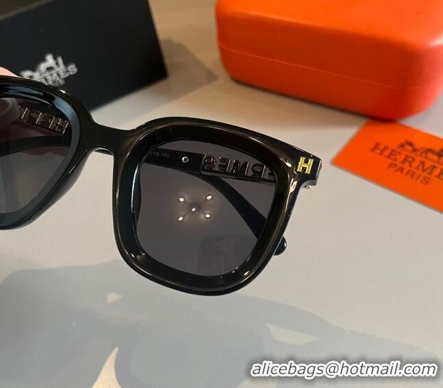 Grade Design Hermes Sunglasses 030502 Black 2024