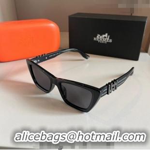 Modern Discount Hermes Sunglasses 030502 Black 2024