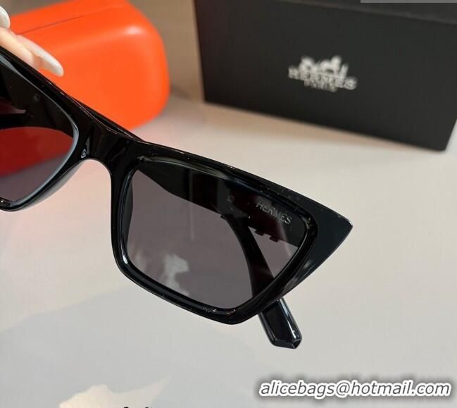 Modern Discount Hermes Sunglasses 030502 Black 2024