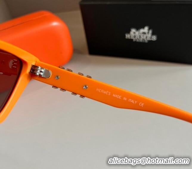 Traditional Specials Hermes Sunglasses 030502 Orange 2024