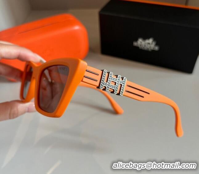 Traditional Specials Hermes Sunglasses 030502 Orange 2024