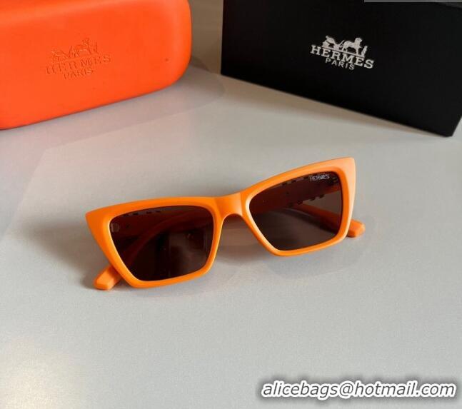 Traditional Specials Hermes Sunglasses 030502 Orange 2024