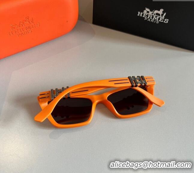 Traditional Specials Hermes Sunglasses 030502 Orange 2024