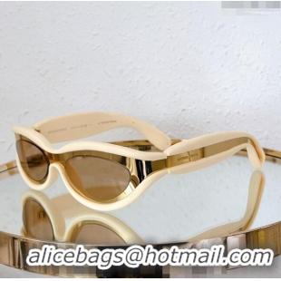 Unique Discount Bottega Veneta Sunglasses BV1211S White 2024