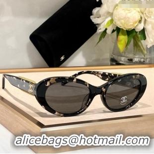 Reasonable Price Chanel Oval Sunglasses with Chain CH5515 2023