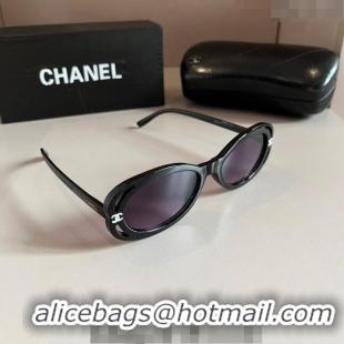 Buy Classic Chanel Sunglasses 030402 Black 2024