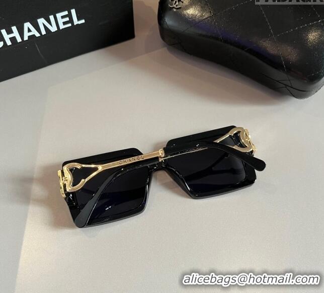 Top Quality Chanel Sunglasses 030402 Black 2024