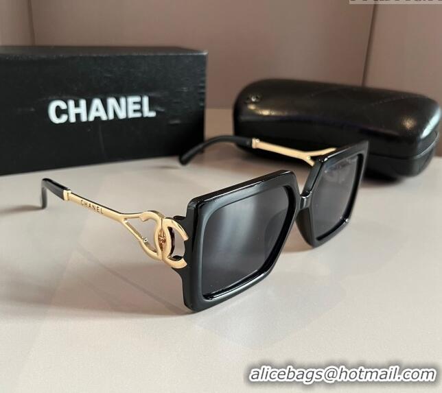 Top Quality Chanel Sunglasses 030402 Black 2024