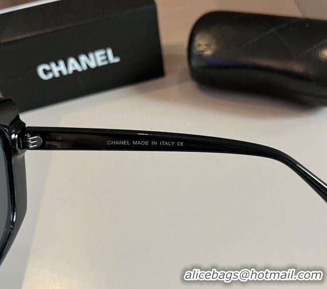 Buy Classic Chanel Sunglasses 030403 All Black 2024