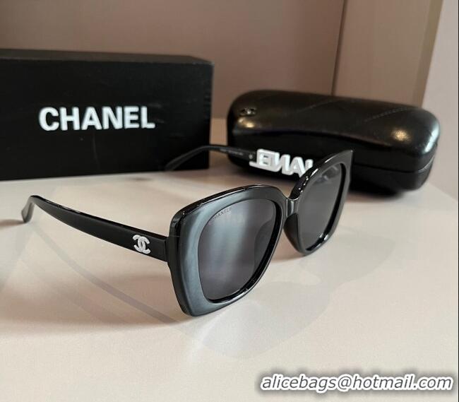 Top Quality Chanel Sunglasses 030403 Black/White 2024