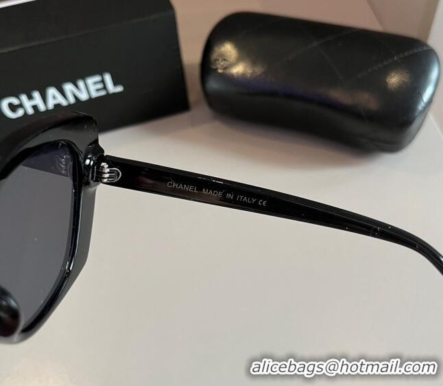 Top Quality Chanel Sunglasses 030403 Black/White 2024