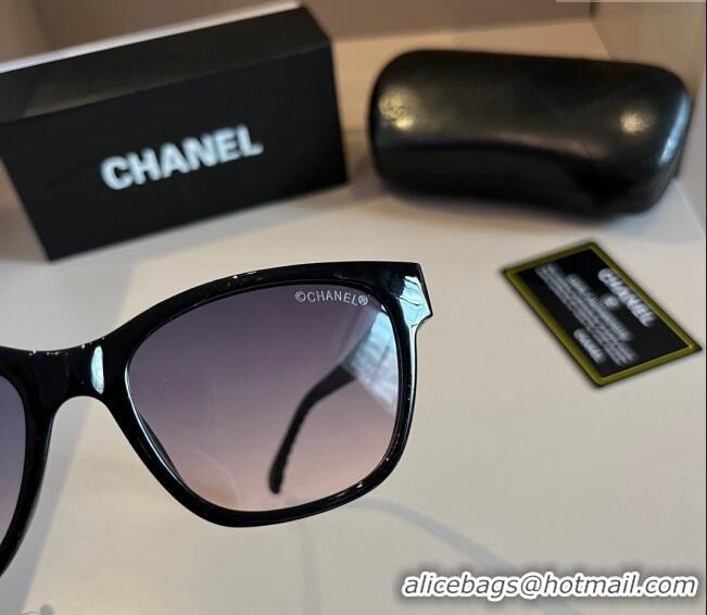 Fashion Show Collections Chanel Sunglasses 030404 Black/Purple 2024