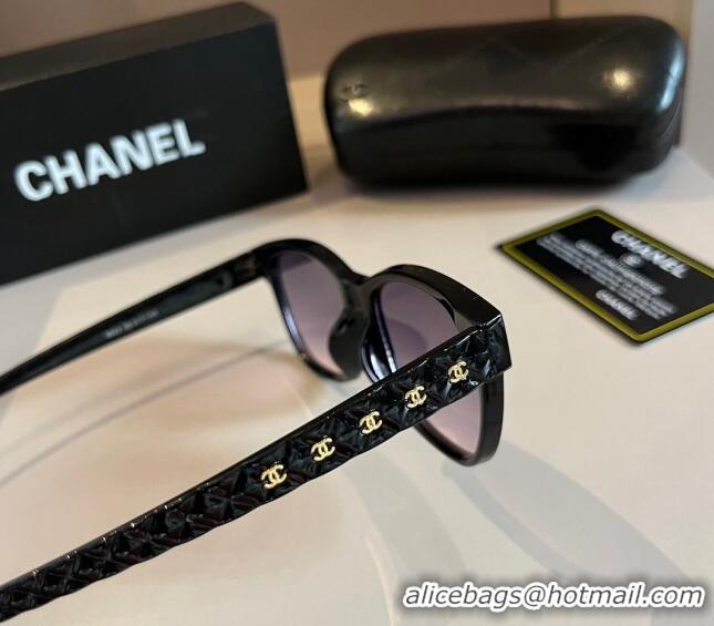 Fashion Show Collections Chanel Sunglasses 030404 Black/Purple 2024