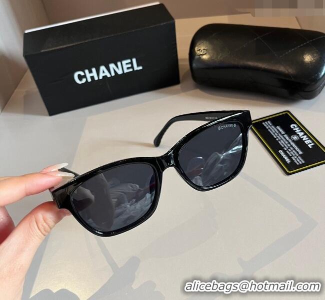 Inexpensive Chanel Sunglasses 030404 Black 2024