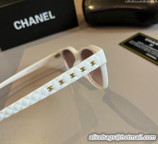 New Design Chanel Sunglasses 030404 White 2024