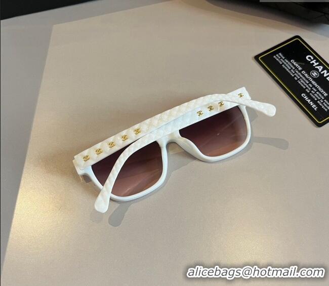 New Design Chanel Sunglasses 030404 White 2024