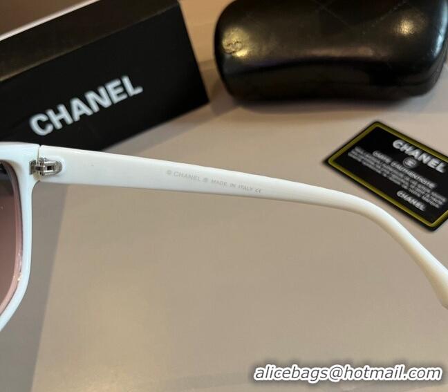 New Design Chanel Sunglasses 030404 White 2024